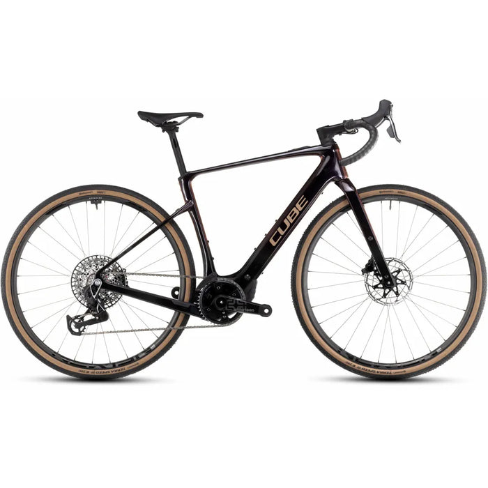 2025 Cube Nuroad Hybrid C:62 Slt 400X Carbon Electric Road Bike in Red