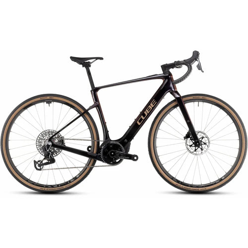 2025 Cube Nuroad Hybrid C:62 Slt 400X Carbon Electric Road Bike in Red