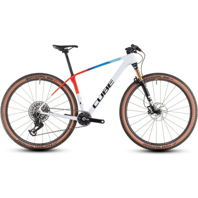 2025 Cube Phenix C:68X Slt Carbon Hardtail Mountain Bike in White