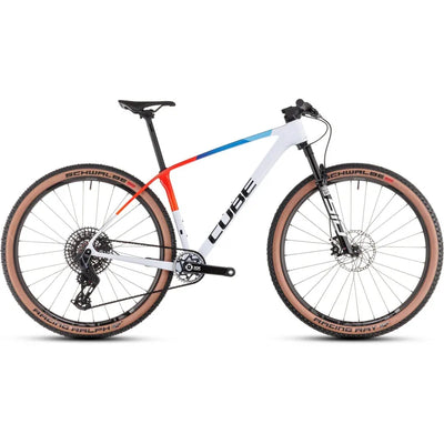 2025 Cube Phenix C:68X Slx Carbon Hardtail Mountain Bike in White