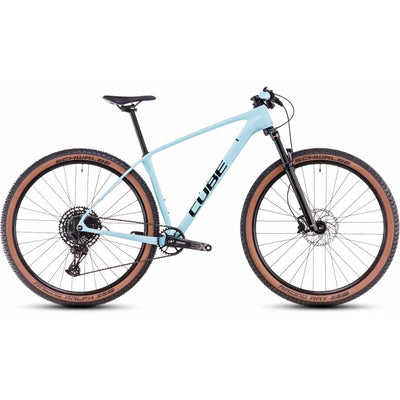 2025 Cube Reaction C:62 One Carbon Hardtail Mountain Bike in Blue