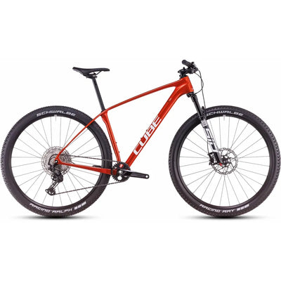 2025 Cube Reaction C:62 Pro Carbon Hardtail Mountain Bike in Orange