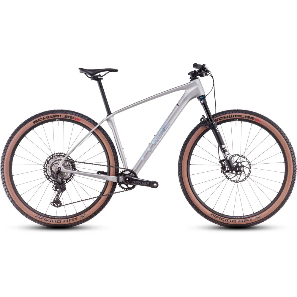 2025 Cube Reaction C:62 Race Carbon Hardtail Mountain Bike in Grey