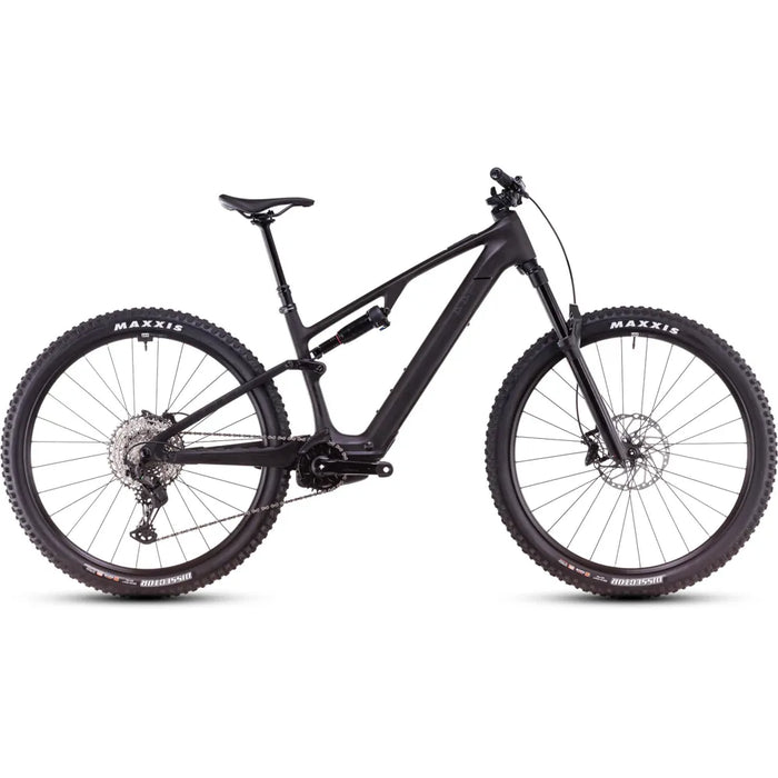 2025 Cube Ams Hybrid One44 C:68X Race 400X 29 Carbon Electric Mountain Bike in Black