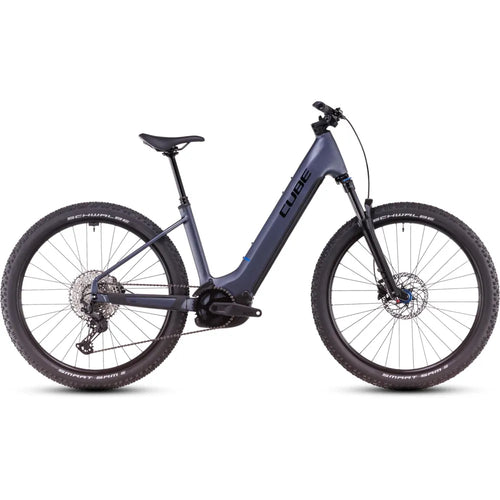 2025 Cube Reaction Hybrid Pro 800 Easy Entry Electric Mountain Bike in Grey