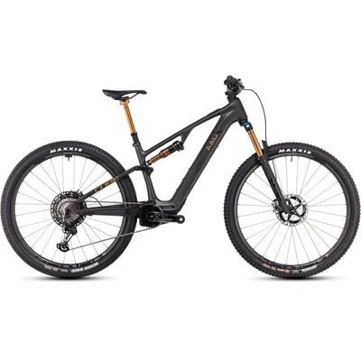 2025 Cube Ams Hybrid One44 C:68X Slt 400X 29 Carbon Electric Mountain Bike in Grey