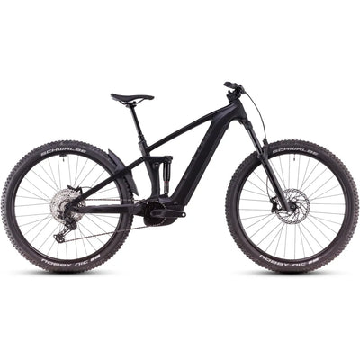 2025 Cube Stereo Hybrid One44 Ex 800 Electric Mountain Bike in Black