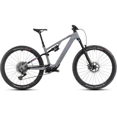 2025 Cube Ams Hybrid One44 C:68X Tm 400X 29 Carbon Electric Mountain Bike in Grey