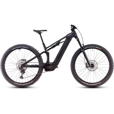 2025 Cube Stereo Hybrid One44 Hpc Race Carbon 800 Electric Mountain Bike in Black