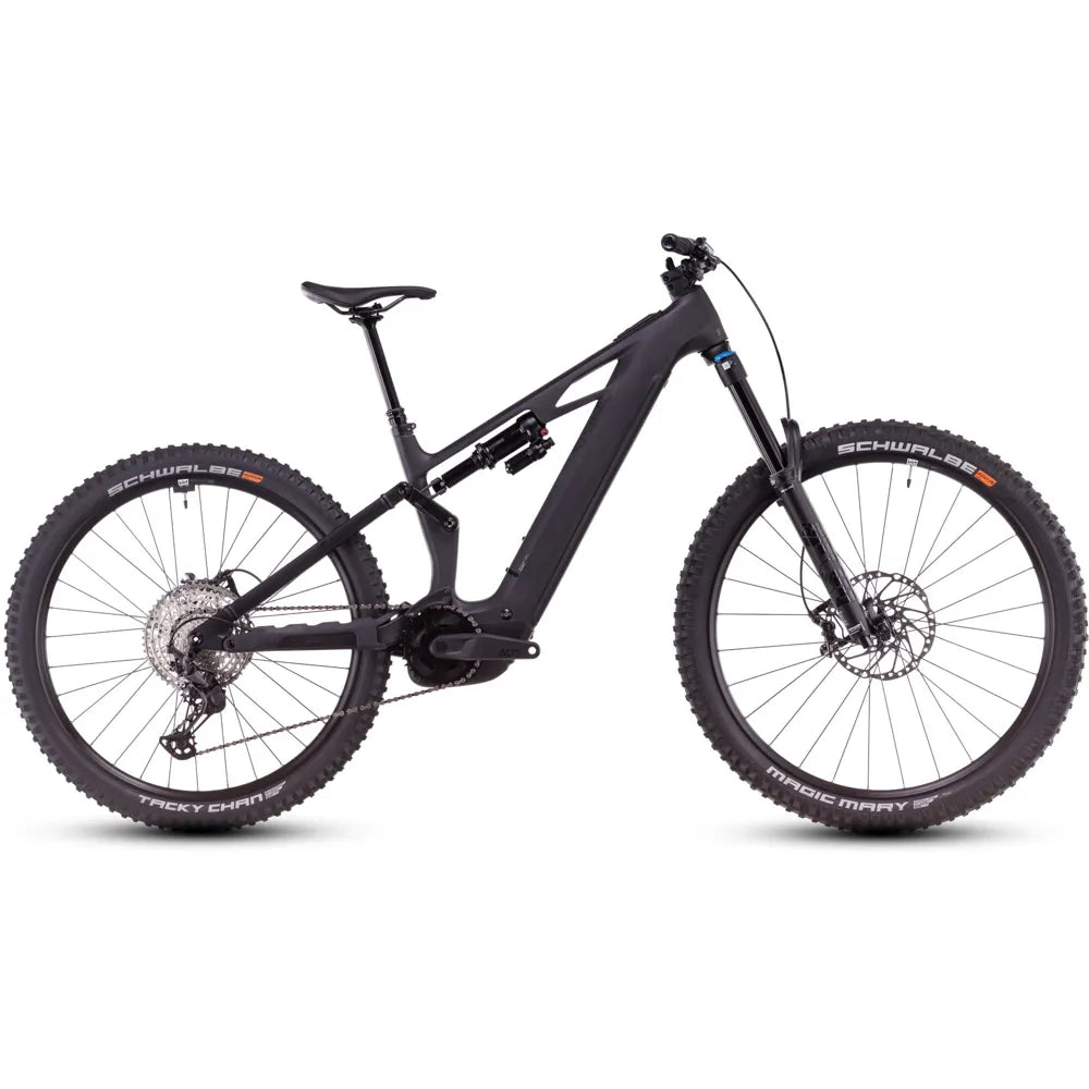 2025 Cube Stereo Hybrid One77 Hpc Slx Carbon 800 Electric Mountain Bike in Black