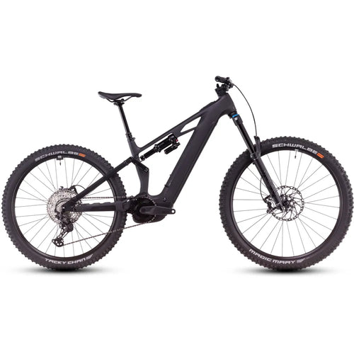 2025 Cube Stereo Hybrid One77 Hpc Slx Carbon 800 Electric Mountain Bike in Black