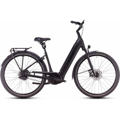 2025 Cube Supreme Hybrid Deluxe Slt 625 Easy Entry Electric Bike in Grey