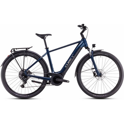 2025 Cube Touring Hybrid One 625 Electric Bike in Blue