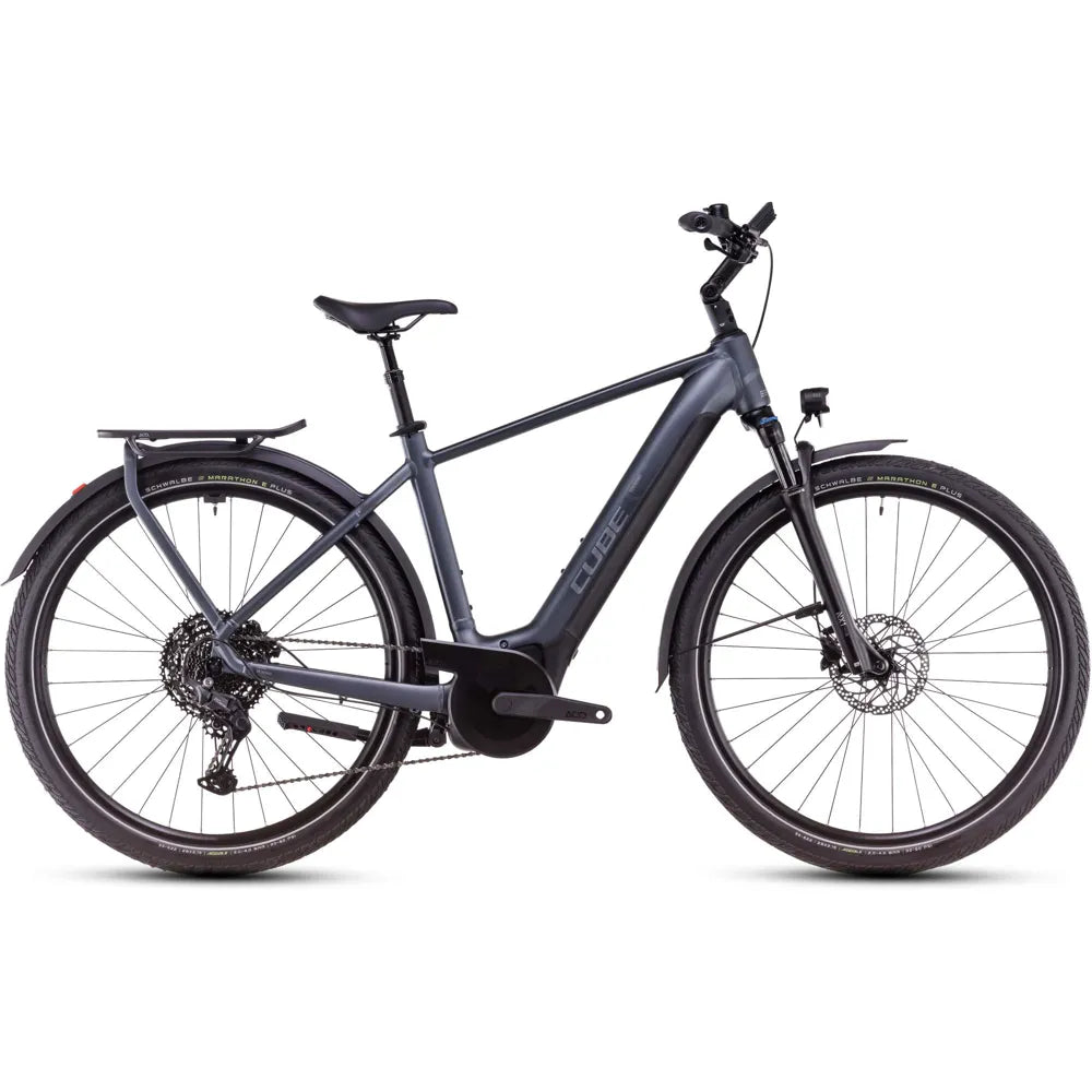 2025 Cube Touring Hybrid Pro 625 Electric Bike in Grey
