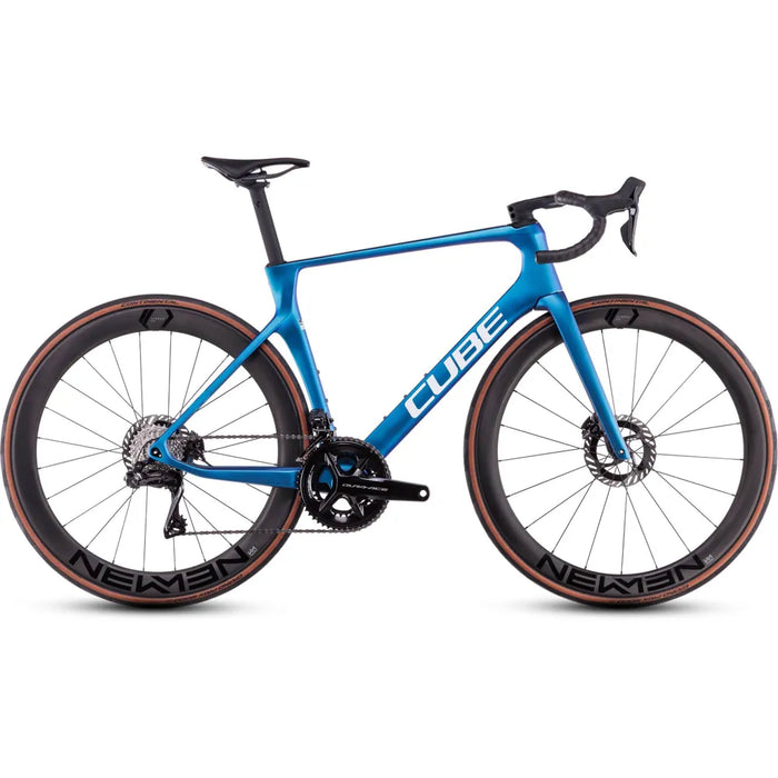 2025 Cube Agree C:62 Slt Carbon Road Bike in Blue