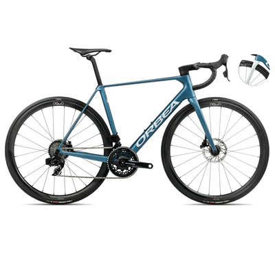 2025 Orbea Orca M21Eteam Pwr Carbon Road Bike In Blue And Silver