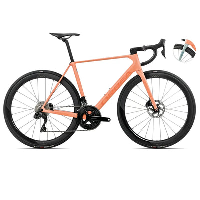 2025 Orbea Orca M30Iltd Pwr Carbon Road Bike In Orange And Blue