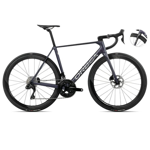 2025 Orbea Orca M30Iltd Pwr Carbon Road Bike In Tanzanite And Carbon Raw
