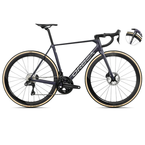 2025 Orbea Orca M20Iltd Carbon Road Bike In Tanzanite And Carbon Raw