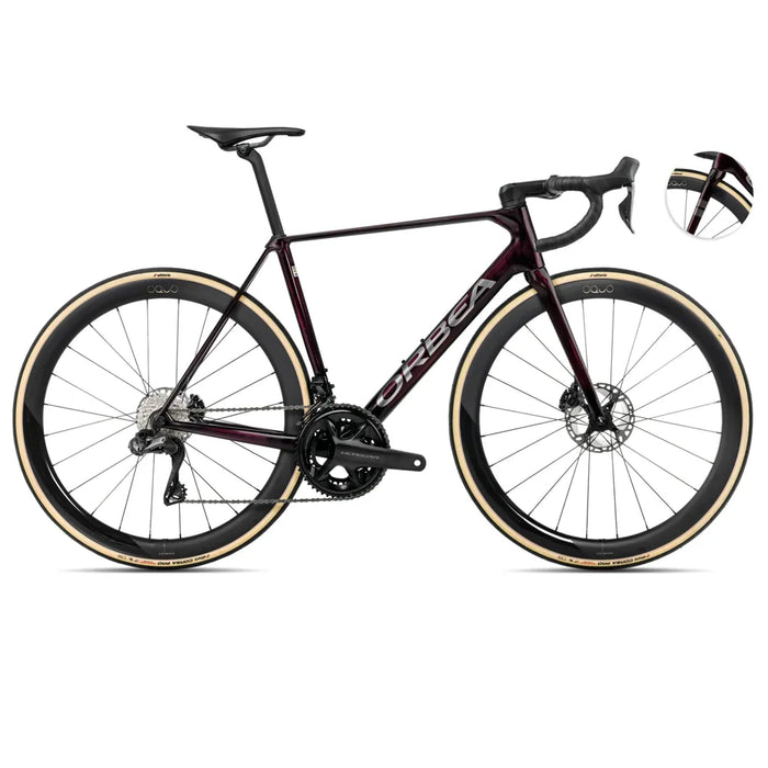 2025 Orbea Orca M20Iltd Carbon Road Bike In Wine Red And Titanium