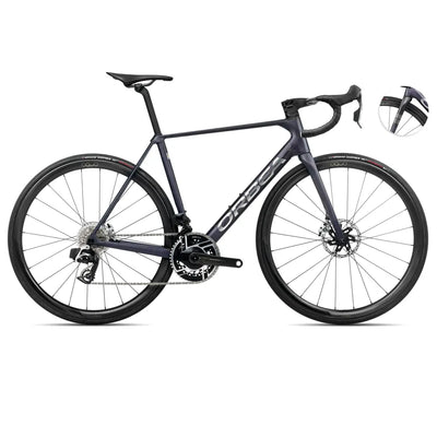 2025 Orbea Orca M11Eltd Pwr Carbon Road Bike In Tanzanite And Carbon Raw