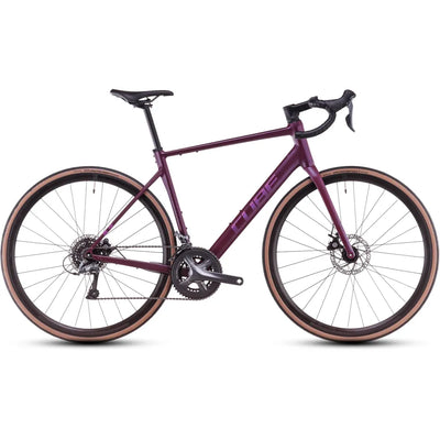 2025 Cube Attain Pro Road Bike in Purple