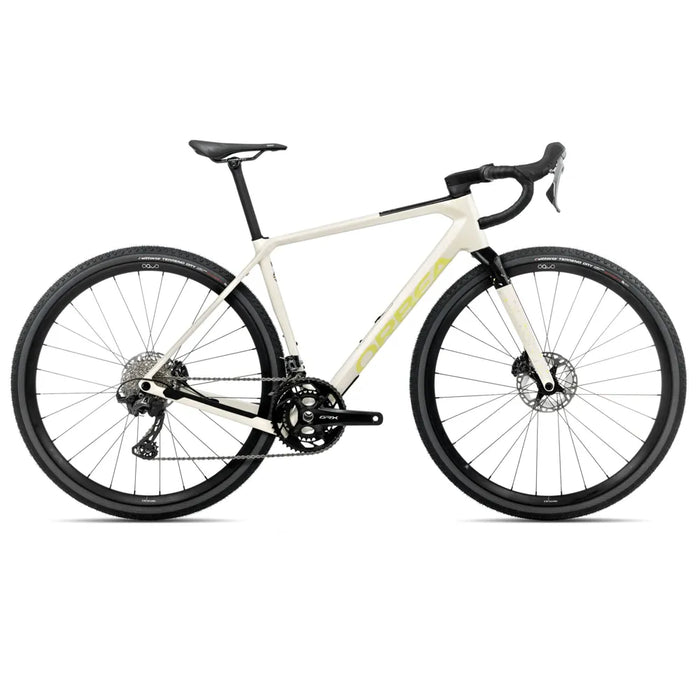 2025 Orbea Terra M20Team Carbon Road Bike In White And Lime