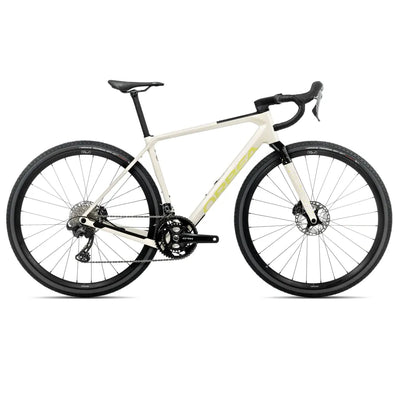 2025 Orbea Terra M20Team Carbon Road Bike In White And Lime