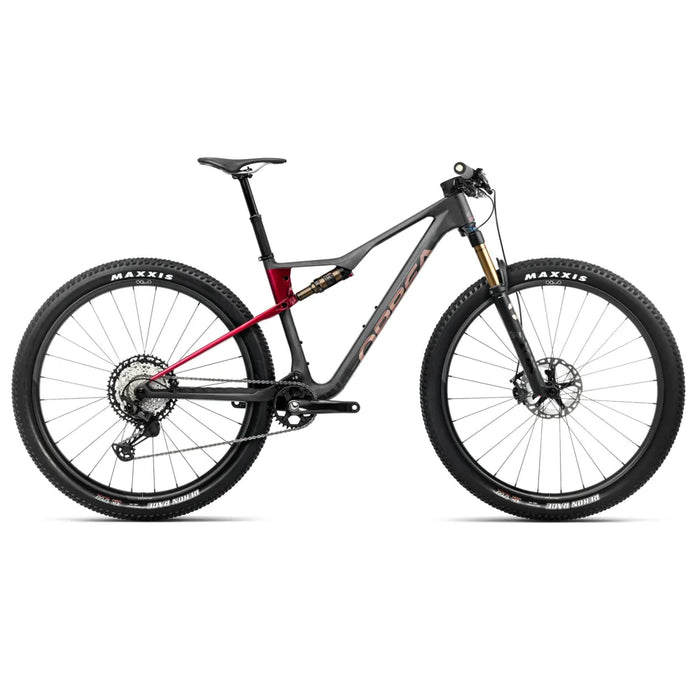 2025 Orbea Oiz M-Pro Carbon Full Suspension Mountain Bike In Diamond And Red
