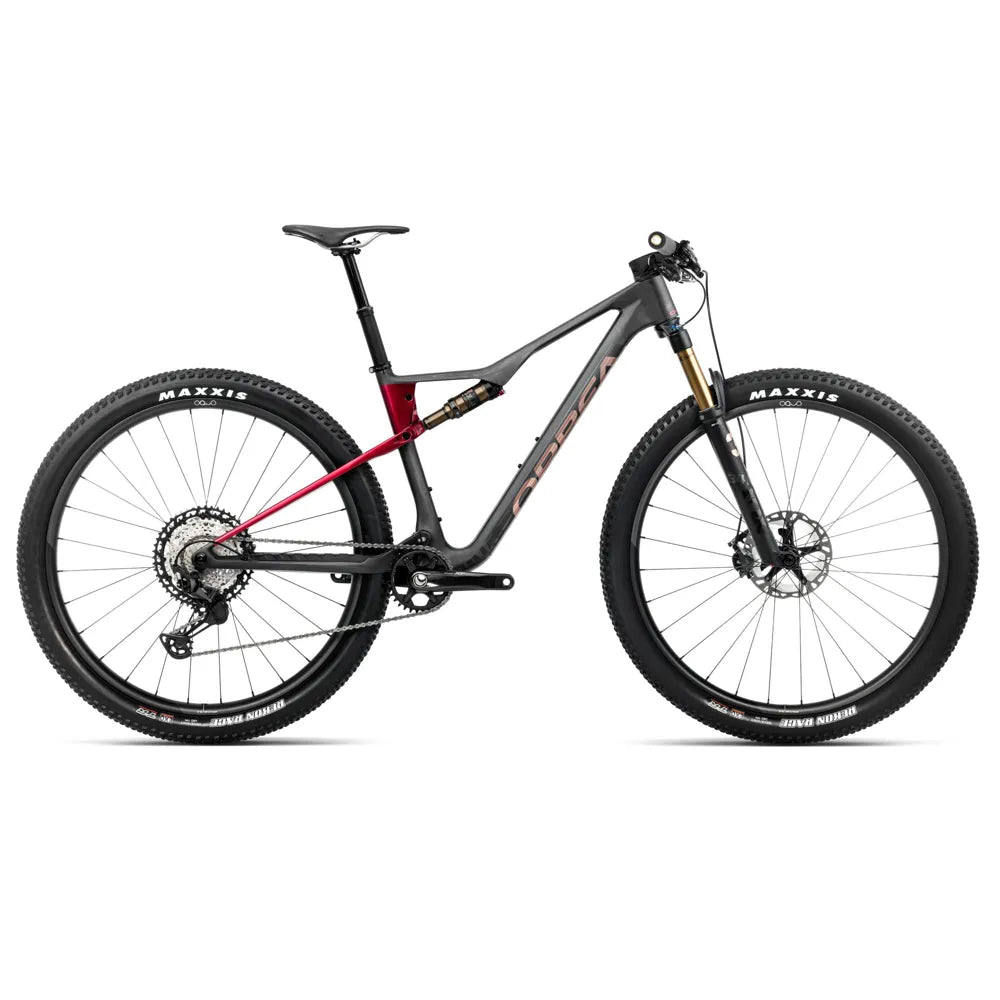 2025 Orbea Oiz M-Pro Carbon Full Suspension Mountain Bike In Diamond And Red