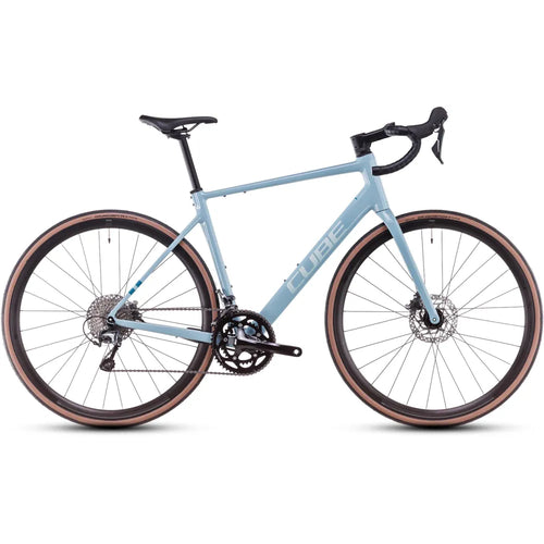 2025 Cube Attain Race Road Bike in Blue