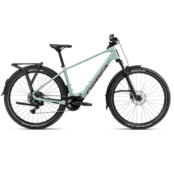 2025 Orbea Kemen Adv 30 Electric Bike In Blue And Brugundy