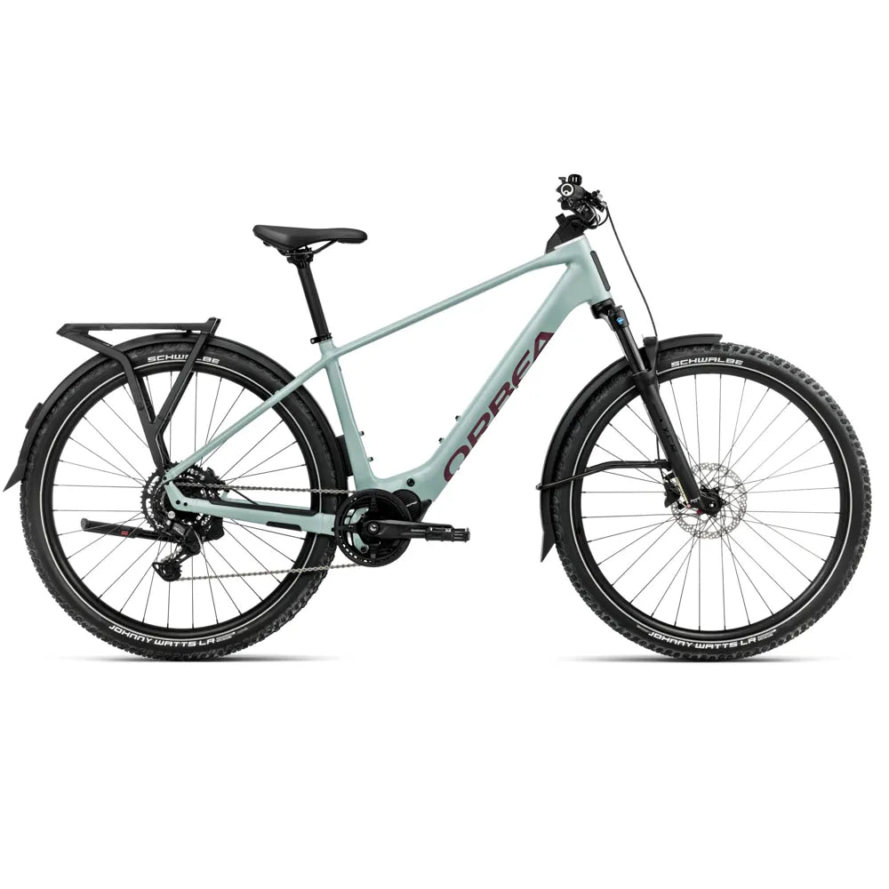 2025 Orbea Kemen Adv 30 Electric Bike In Blue And Brugundy
