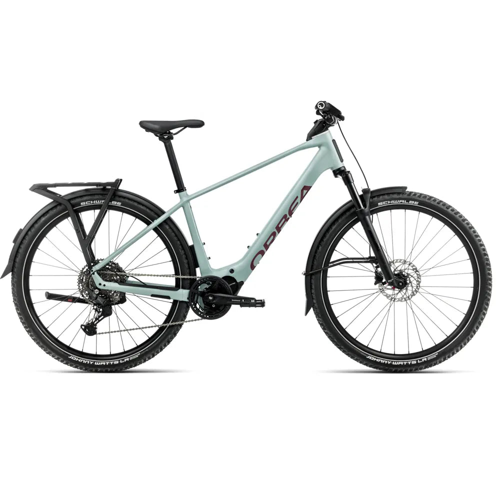 2025 Orbea Kemen Adv 20 Electric Bike In Blue And Brugundy