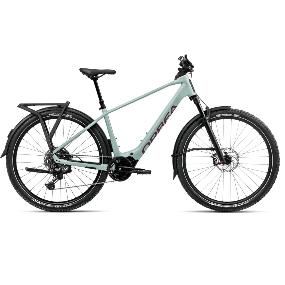 2025 Orbea Kemen Adv 10 Electric Bike In Blue And Brugundy