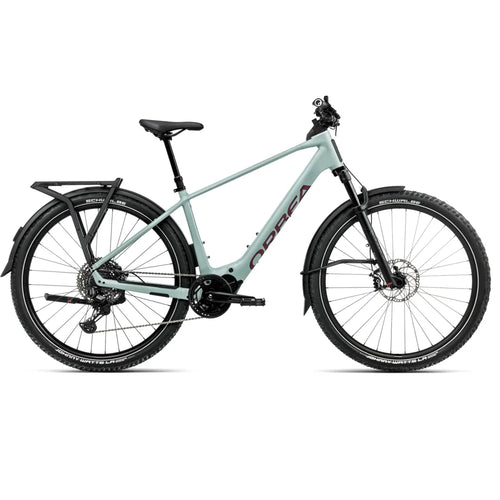 2025 Orbea Kemen Adv 10 Electric Bike In Blue And Brugundy