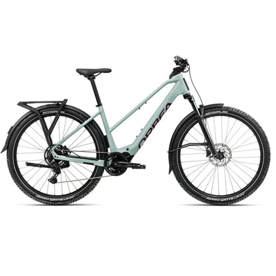 2025 Orbea Kemen Adv 30 Mid Electric Bike In Blue And Brugundy