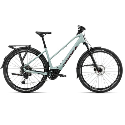 2025 Orbea Kemen Adv 20 Mid Electric Bike In Blue And Brugundy