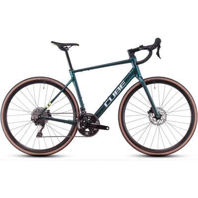 2025 Cube Attain Slx Road Bike in Green