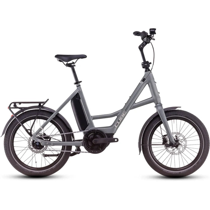 2025 Cube Compact Hybrid Comfort 500 Electric Bike in Grey