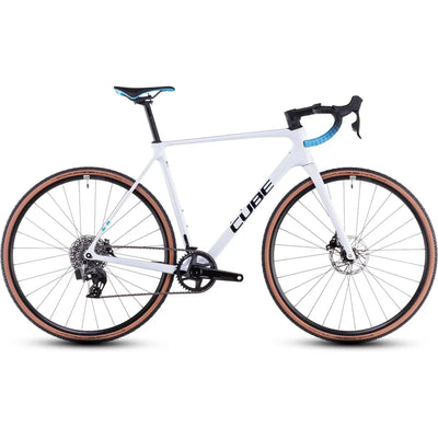 2025 Cube Cross Race C:62 Race Carbon Cyclocross Bike in White