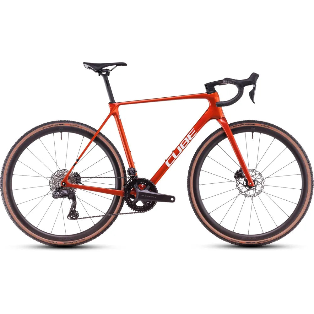 2025 Cube Cross Race C:62 Slx Carbon Cyclocross Bike in Orange