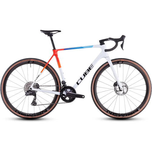 2025 Cube Cross Race C:68X Te Carbon Cyclocross Bike in White