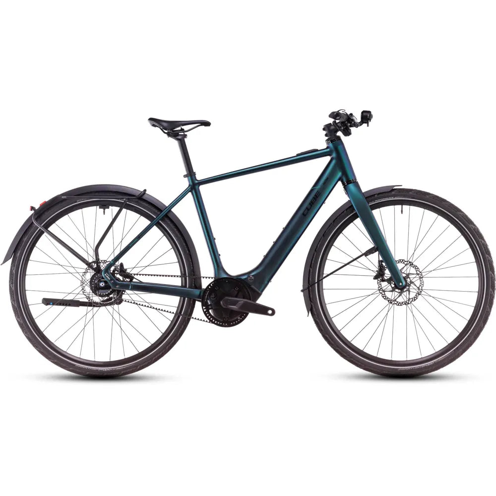 2025 Cube Editor Hybrid Slt 400X Fe Electric Bike in Green