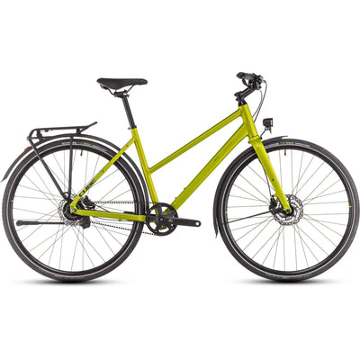 2025 Cube Editor Race Fe Trapeze Frame Hybrid Bike in Yellow