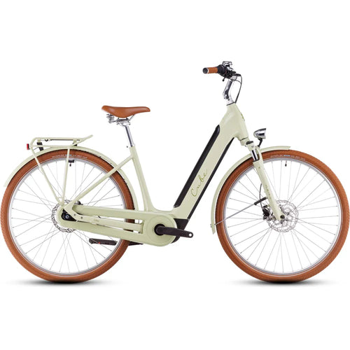 2025 Cube Ella Hybrid 500 Easy Entry Electric Bike in Green