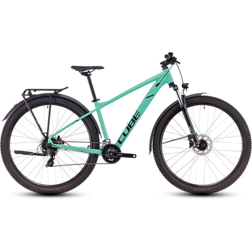 2025 Cube Aim One Allroad Hardtail Mountain Bike in Green