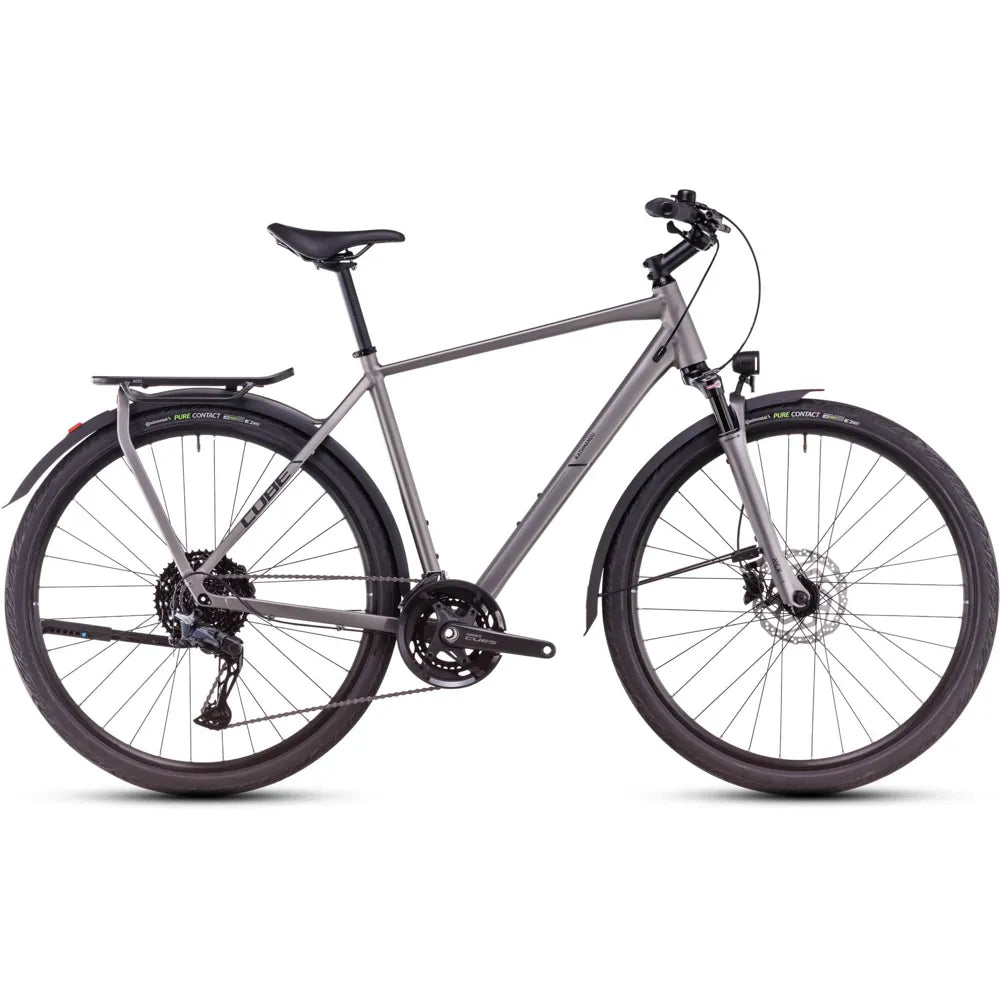 2025 Cube Kathmandu Exc Hybrid Bike in Grey
