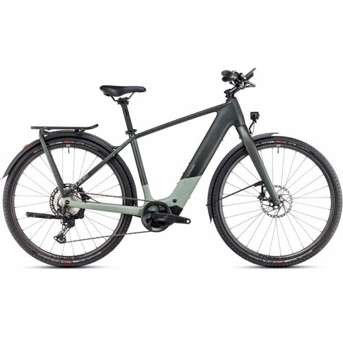 2025 Cube Kathmandu Hybrid C:62 Slt 400X Carbon Electric Bike in Green