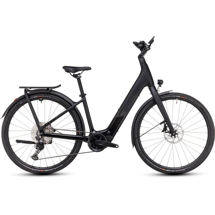 2025 Cube Kathmandu Hybrid C:62 Slx 400X Carbon Easy Entry Electric Bike in Black